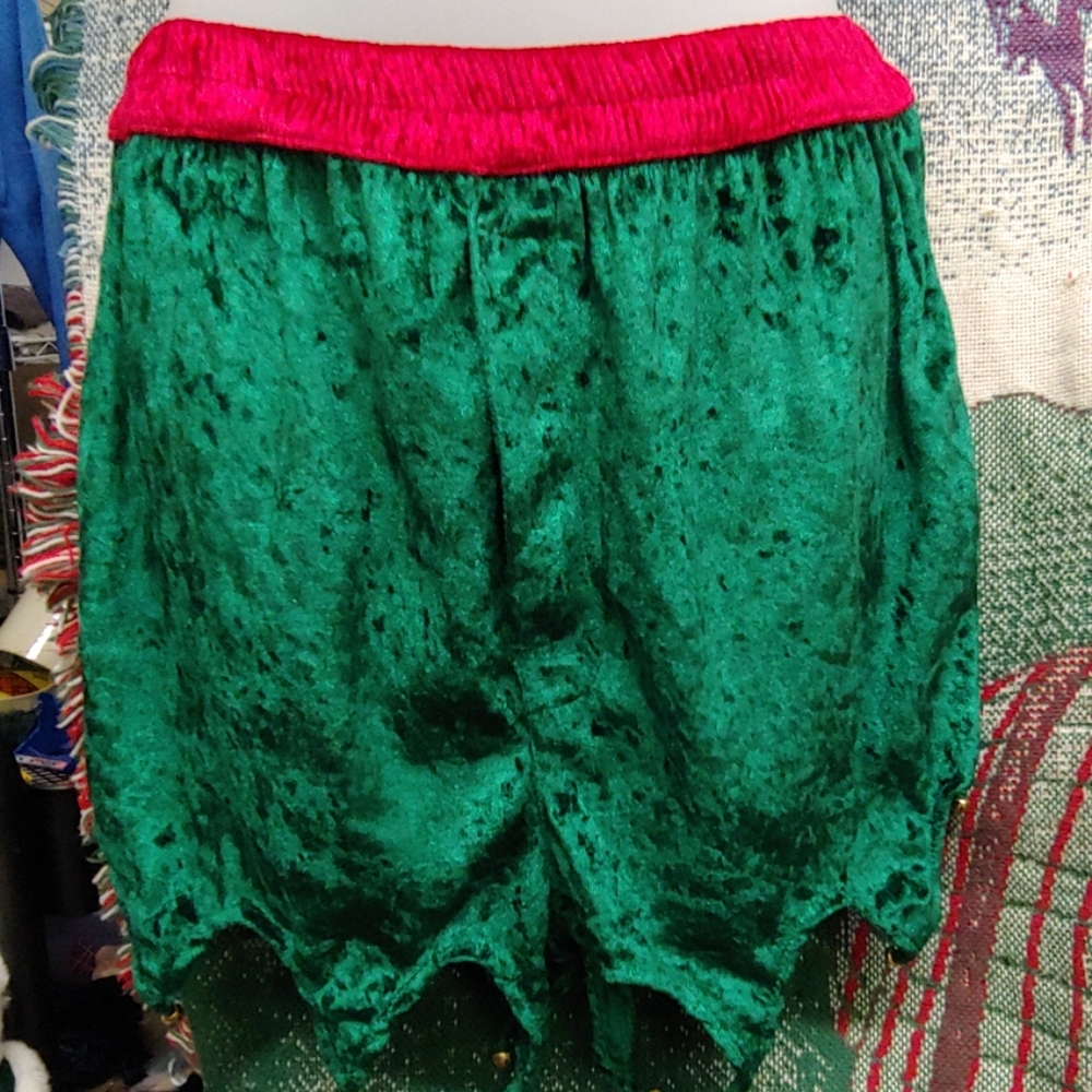 Men's Velvety Elf Boxers Shorts with bells